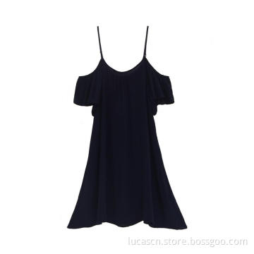 Women's Off Shoulder Casual Swing  Dresses